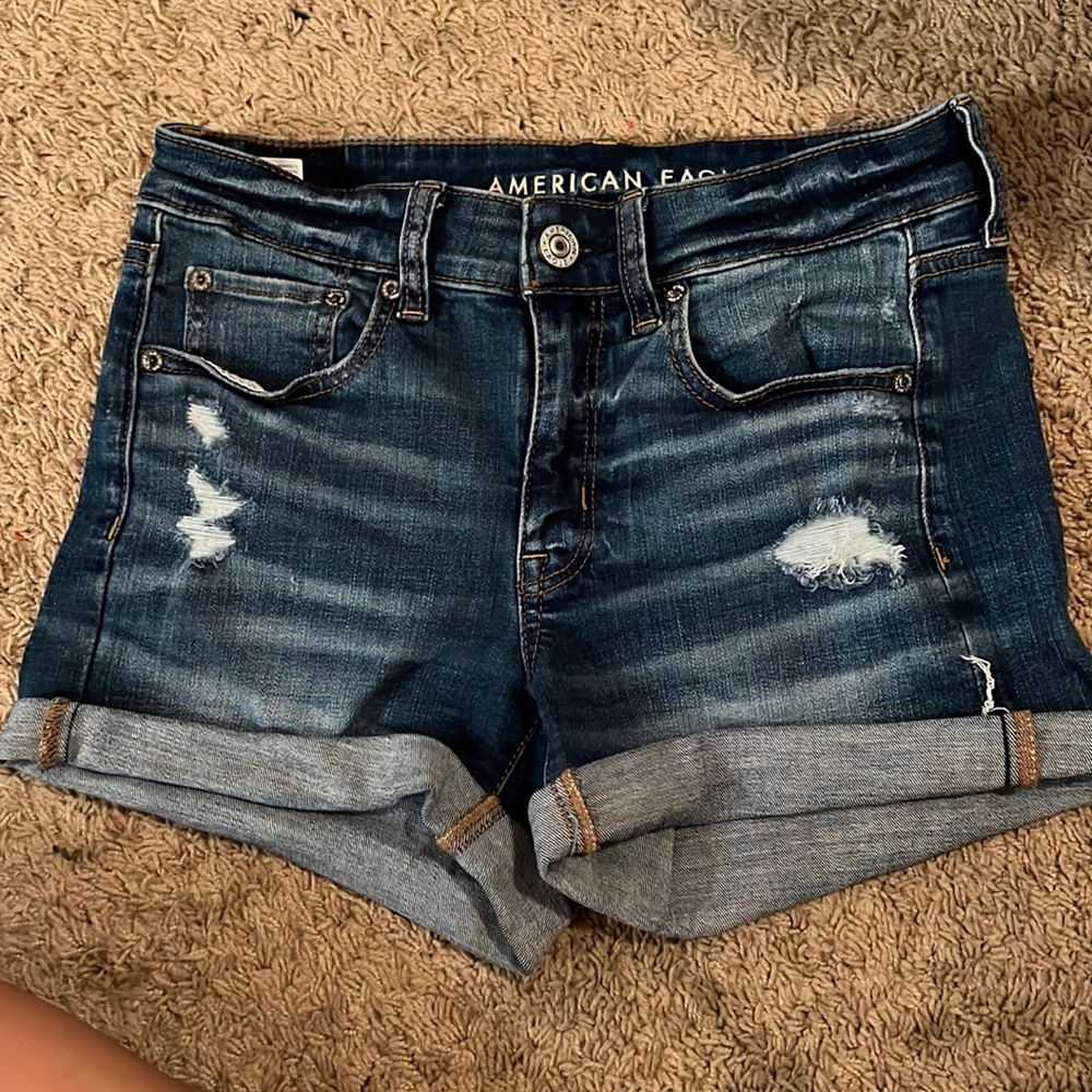 American eagle jean shorts